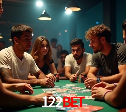 Interface moderna da plataforma 122BET